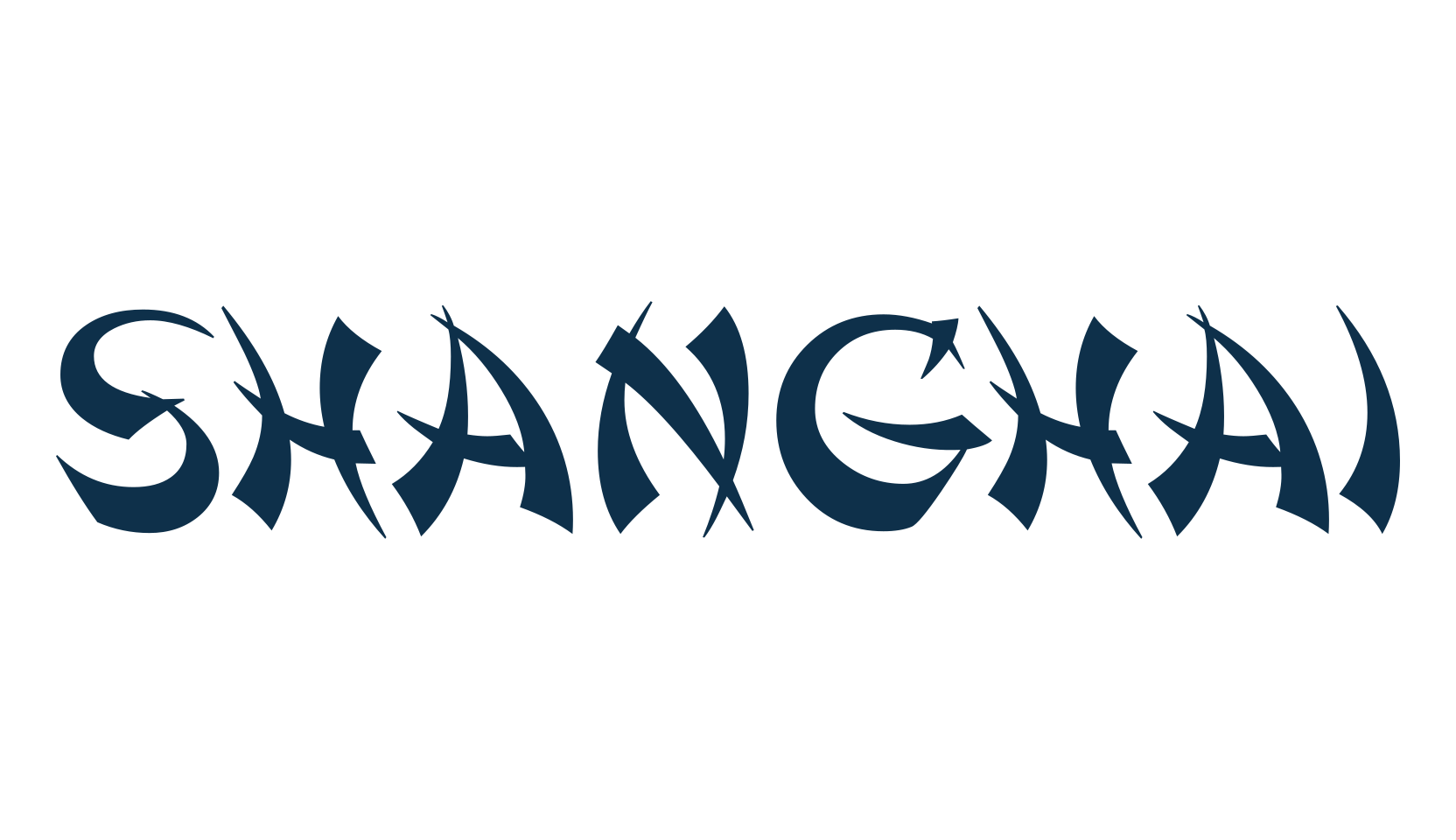 Shanghai, foreign look chinese, jpn font preview