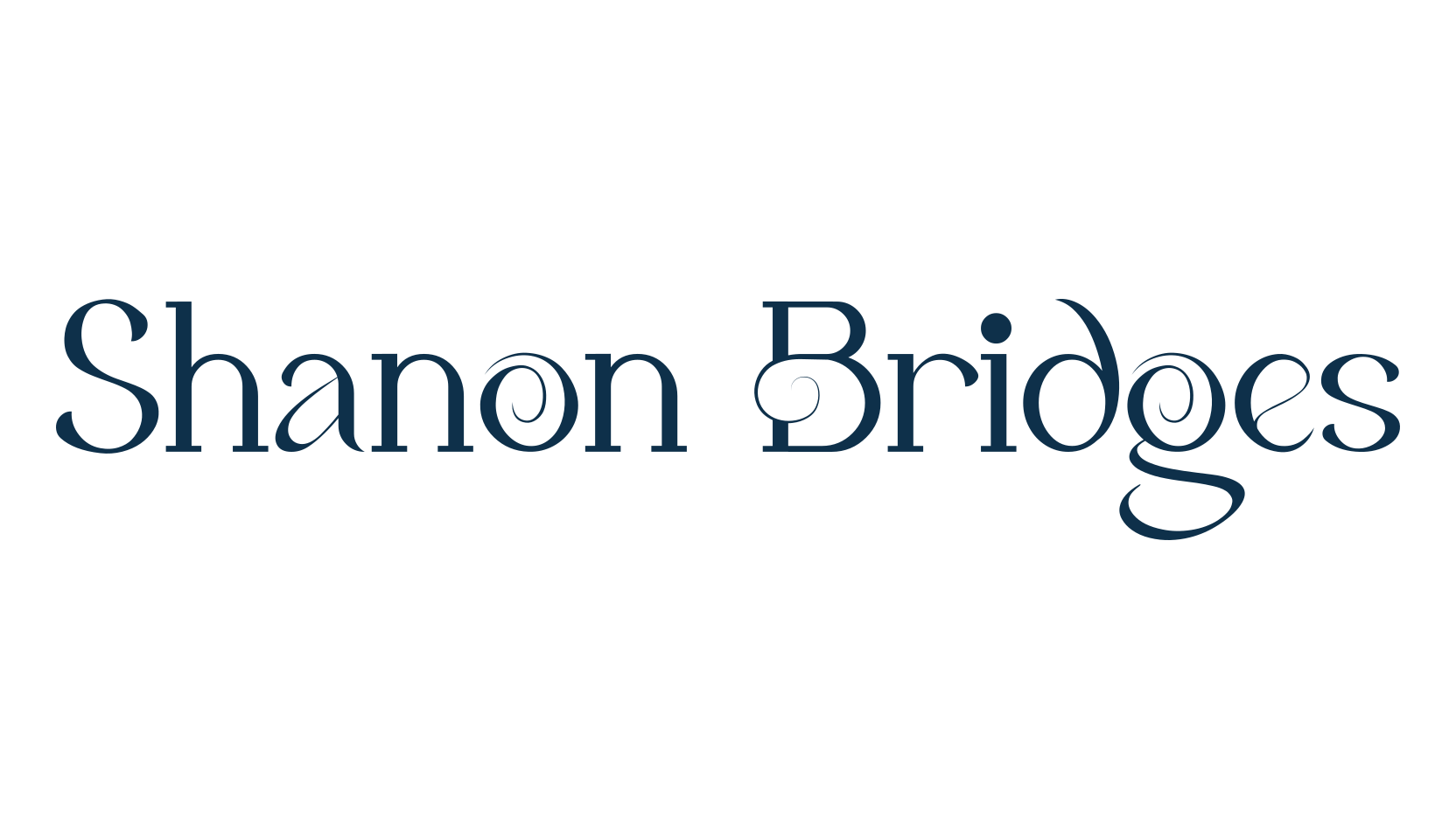 Shanon Bridges, serif font preview