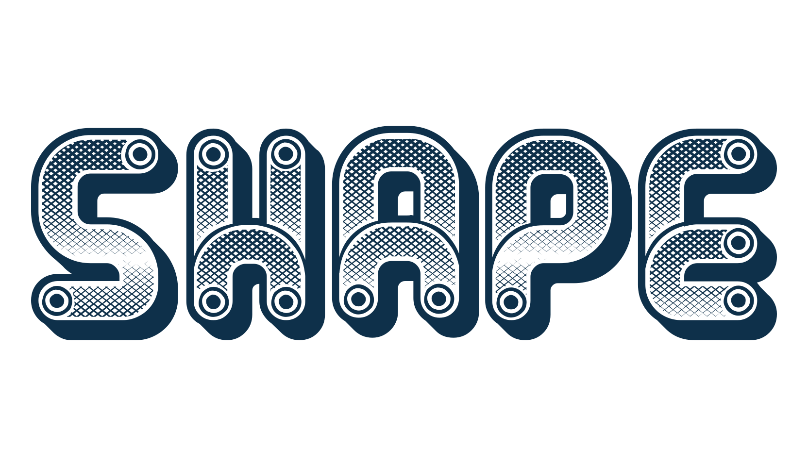 Shape, decorative font preview
