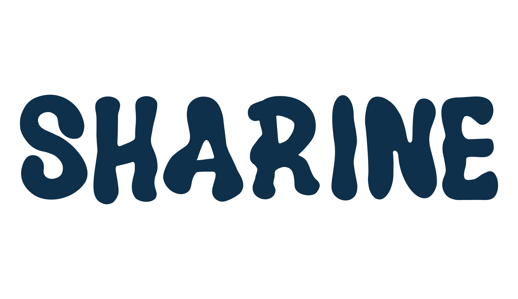 Sharine, fancy groovy decorative font preview