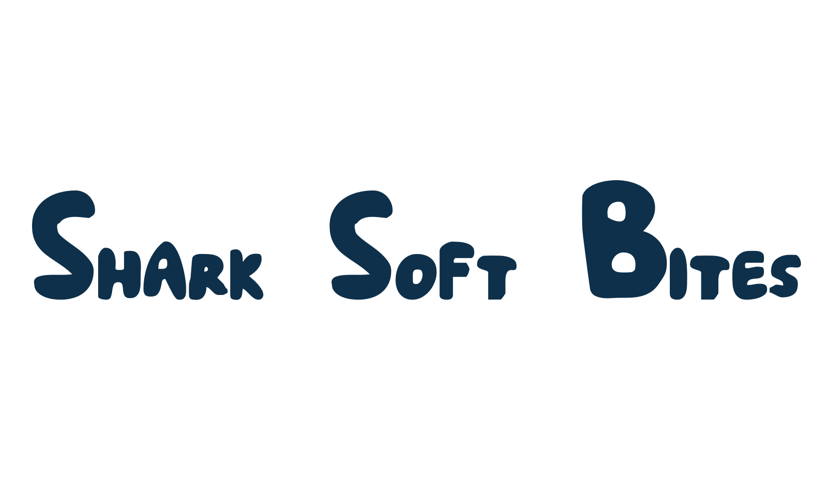 Shark Soft Bites, fancy cartoon decorative comic font preview