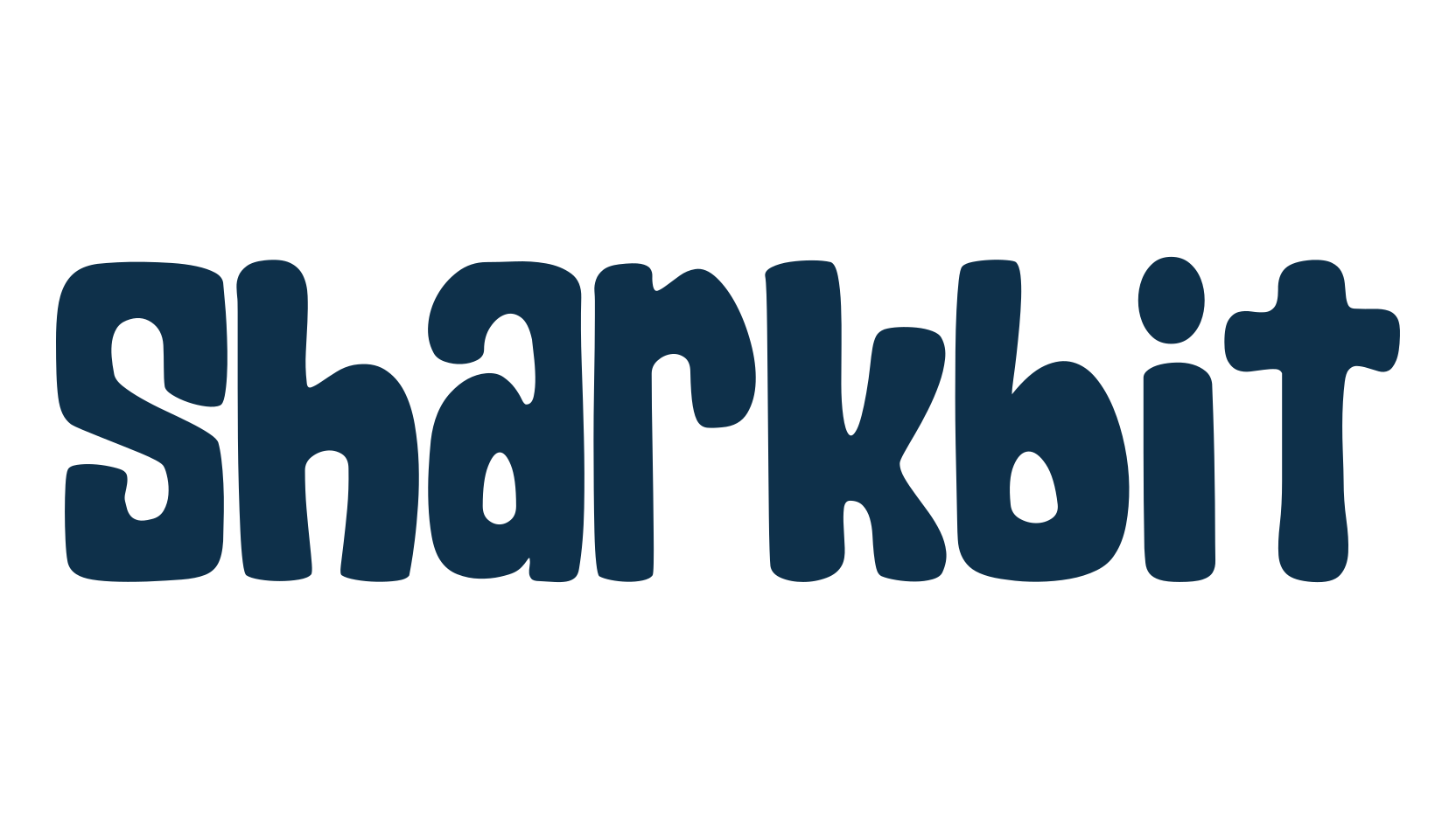 Sharkbit, fancy cartoon decorative font preview