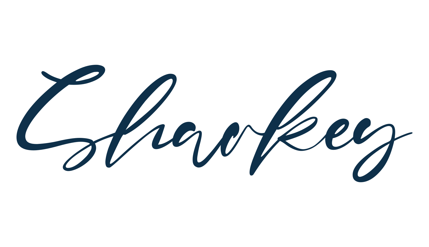 Sharkey, fancy various decorative script calligraphy font preview