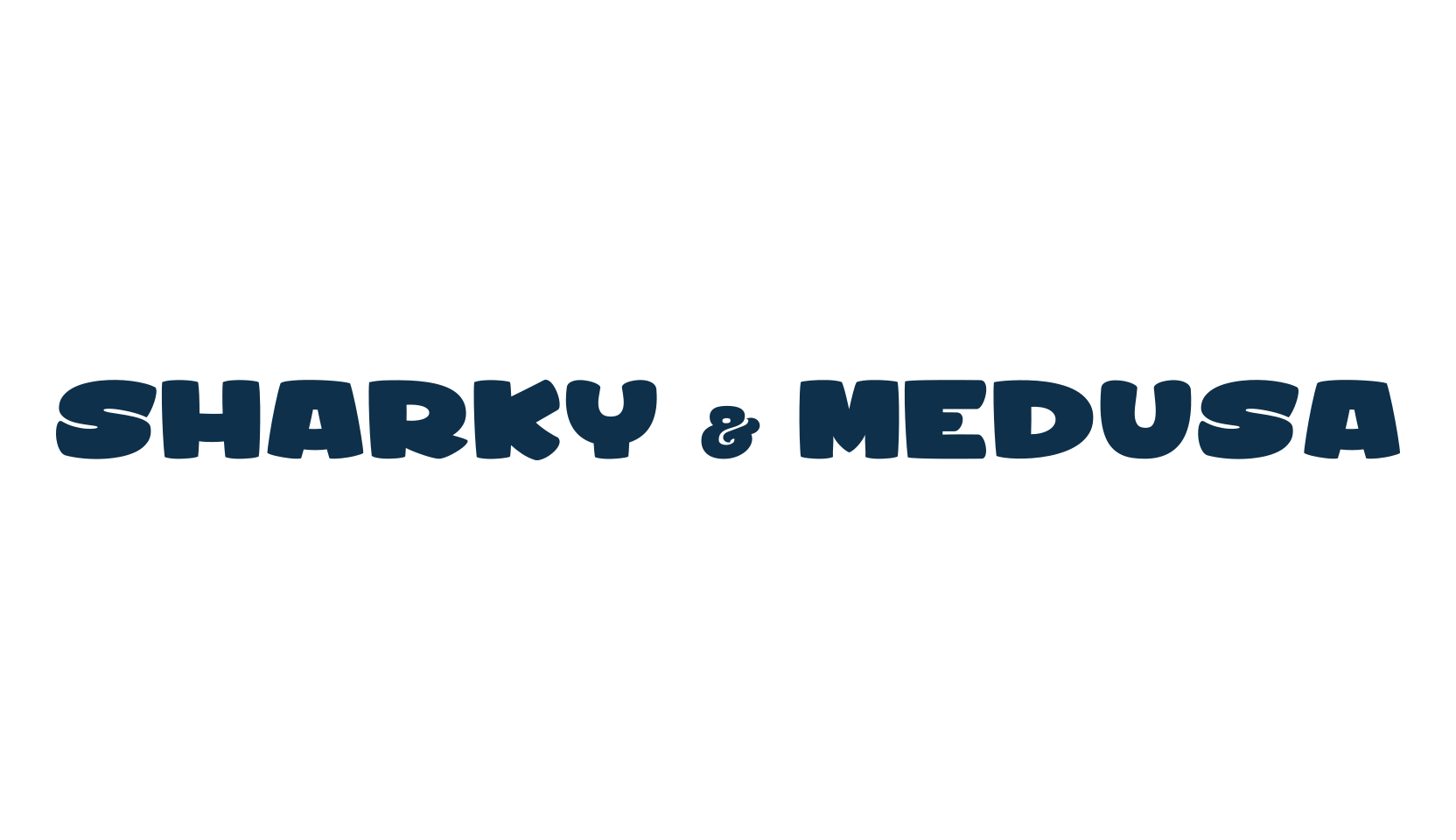 Sharky & Medusa, fancy cartoon decorative font preview