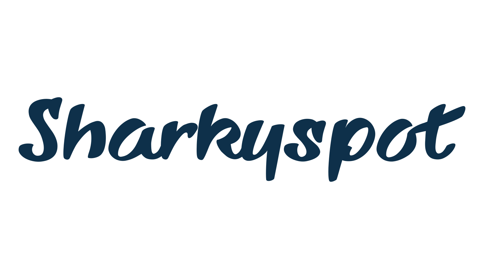 Sharkyspot, fancy decorative font preview