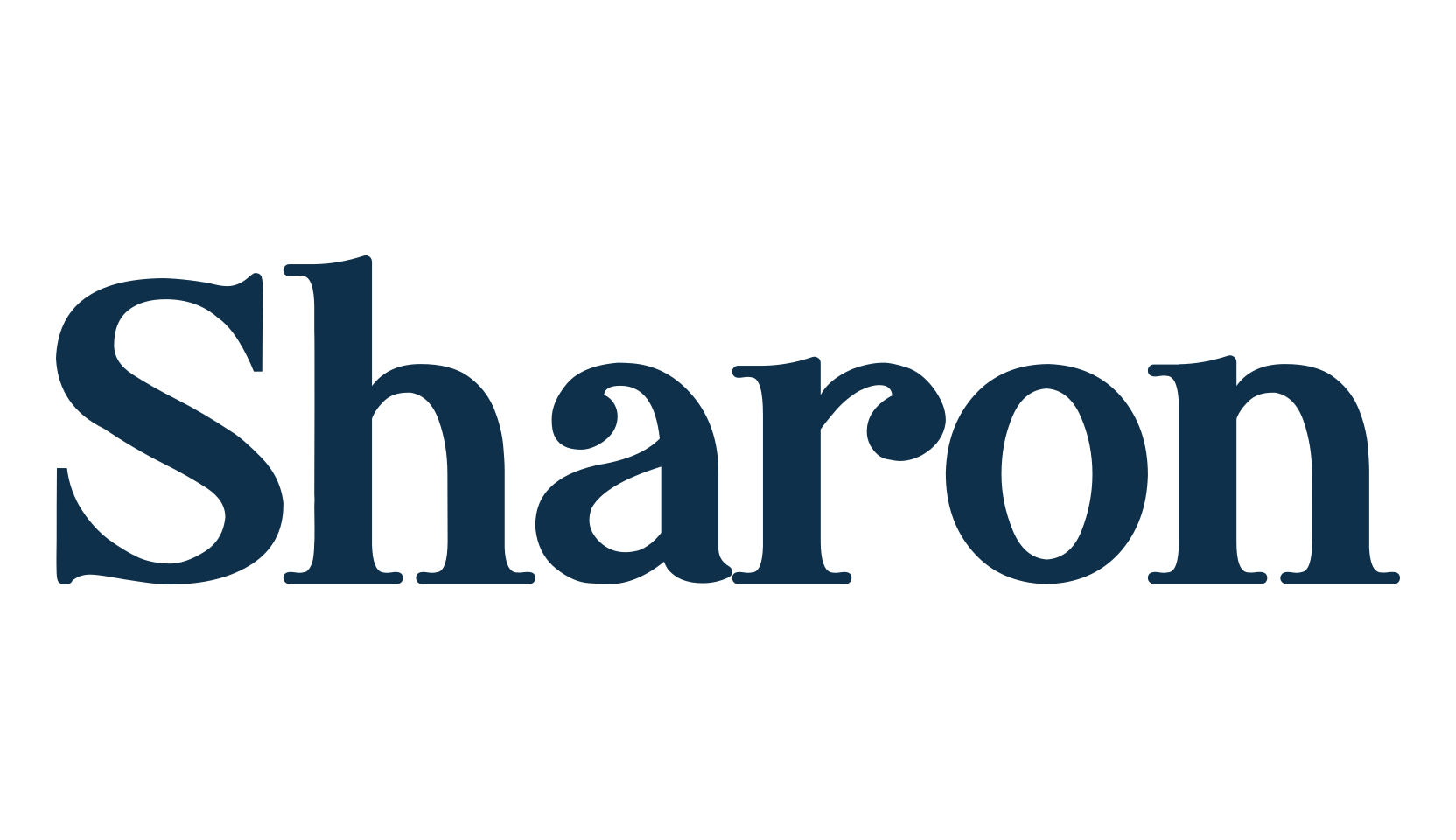 Sharon, serif font preview