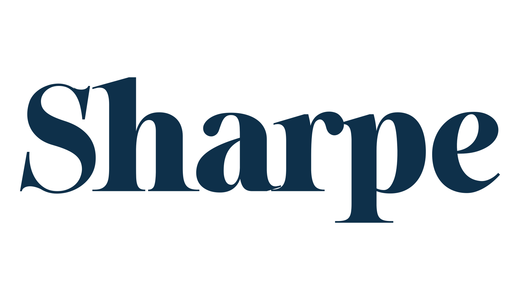 Sharpe, basic serif font preview