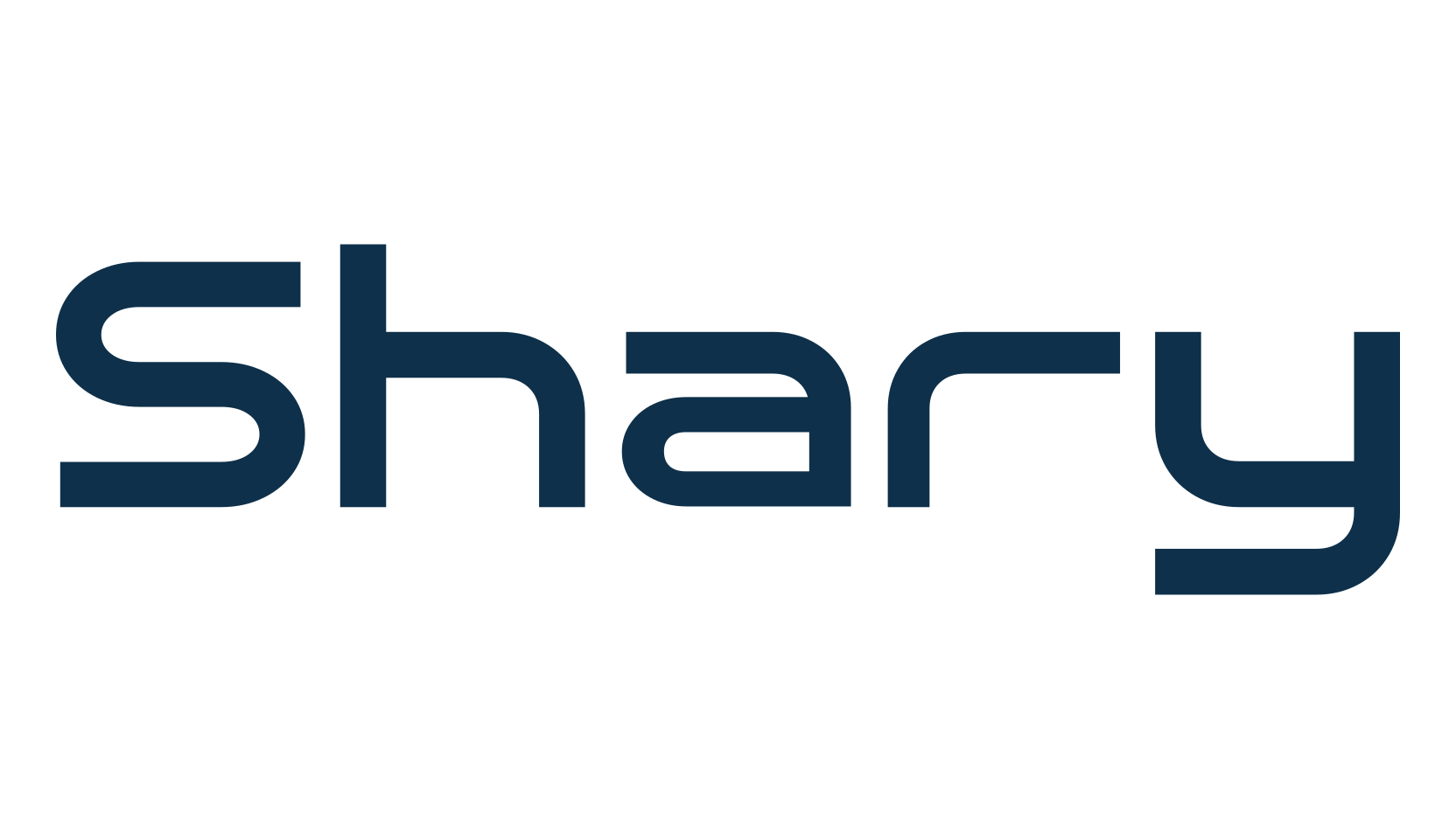 Shary, fancy various techno sci-fi font preview
