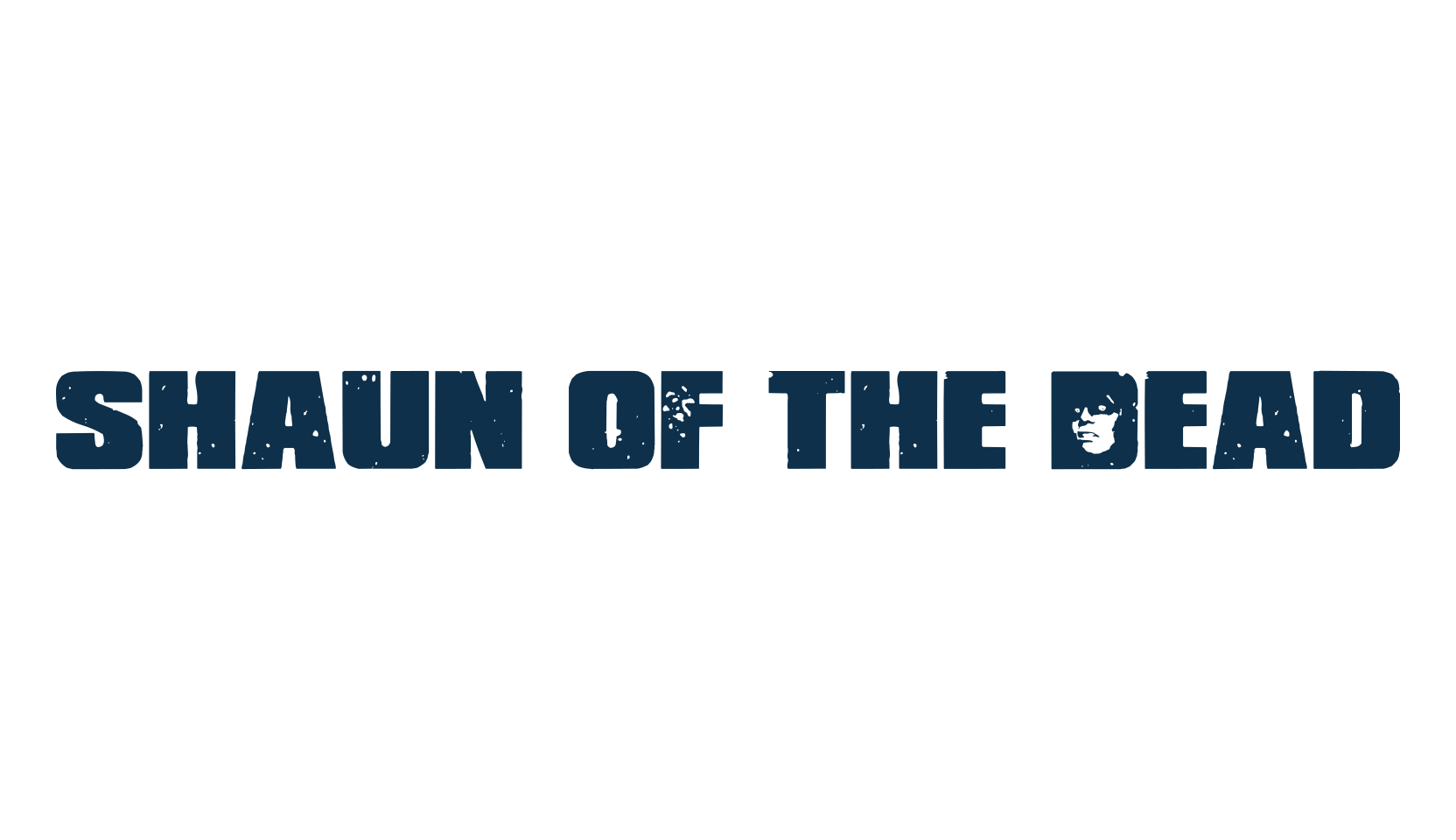 Shaun of the Dead, halloween font preview