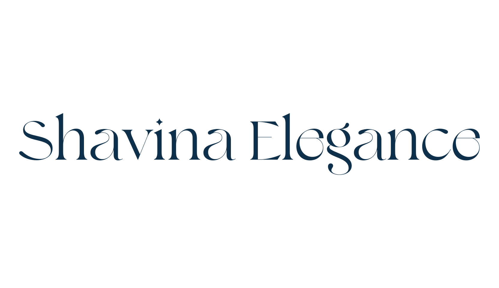 Shavina Elegance, fancy retro decorative font preview