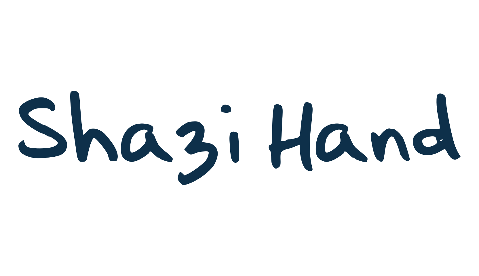 Shazi Hand, handwriting font preview