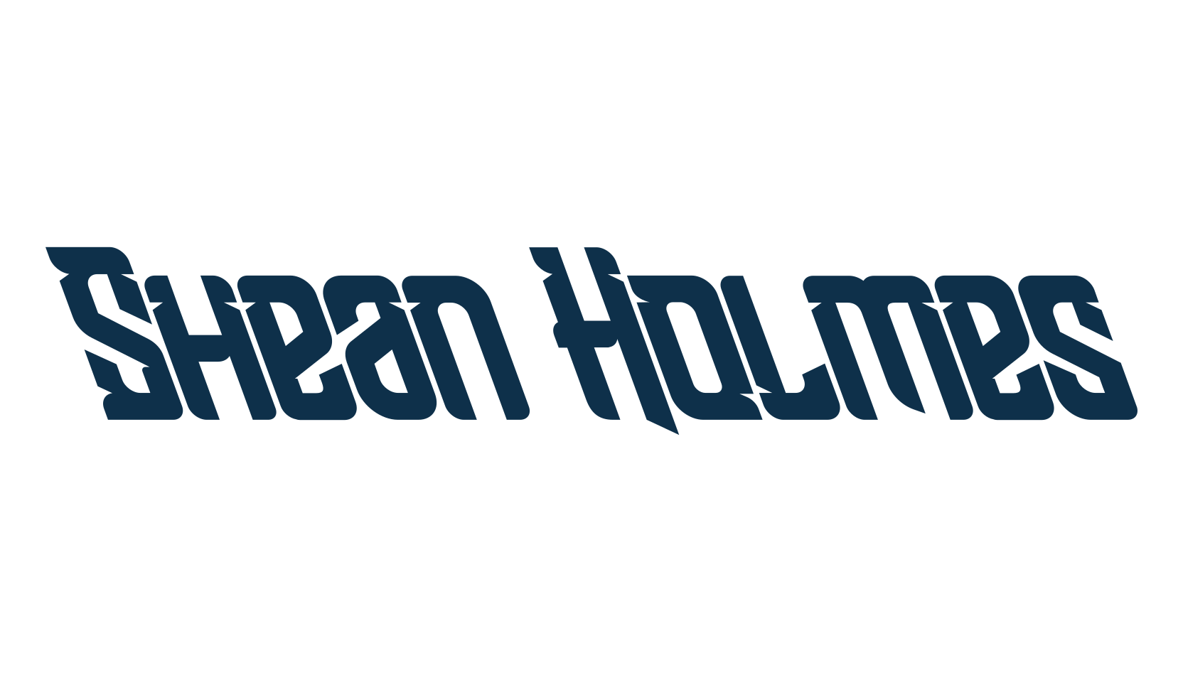 Shean Holmes, fancy various techno sci-fi font preview
