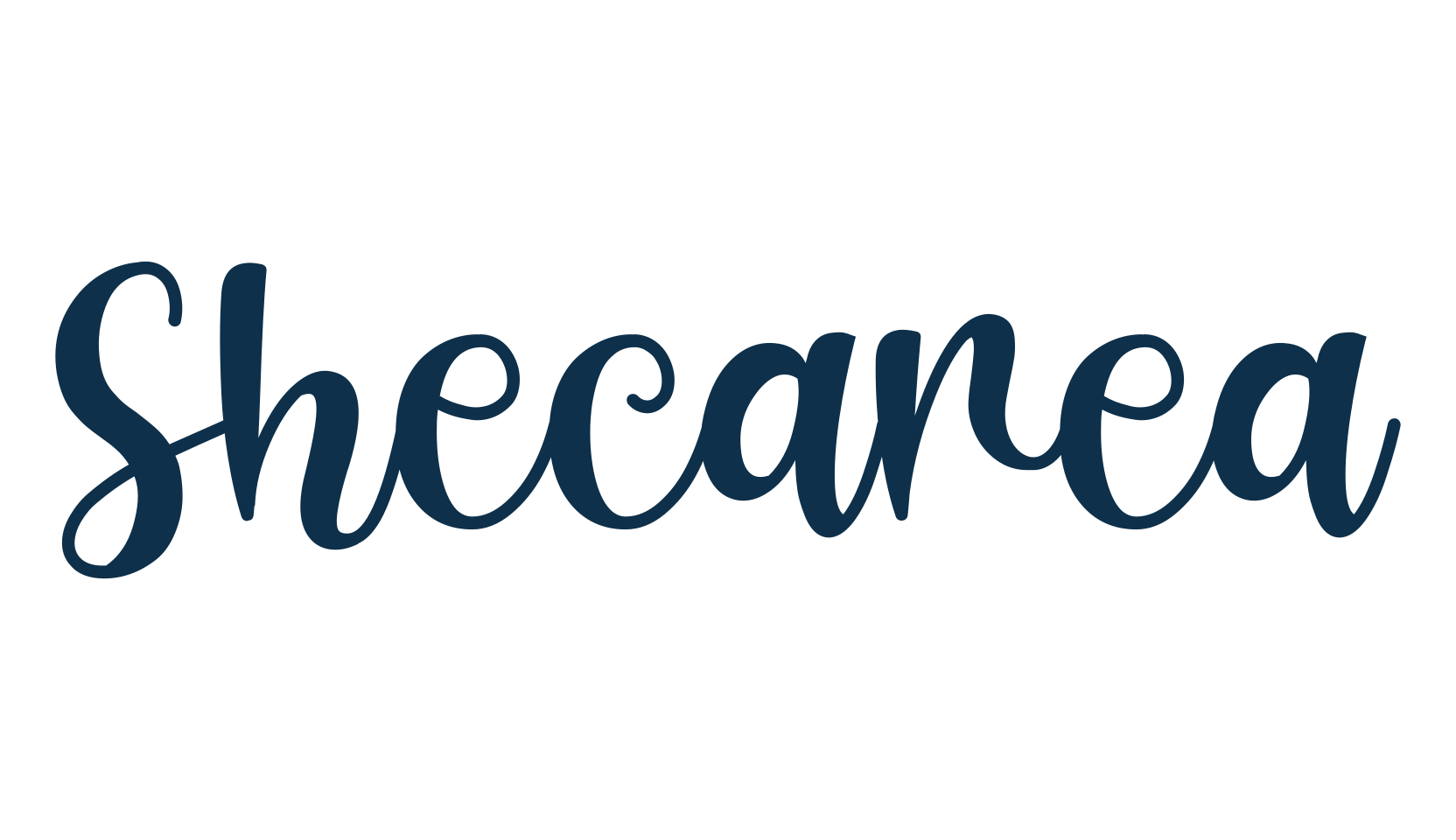 Shecarea, calligraphy font preview