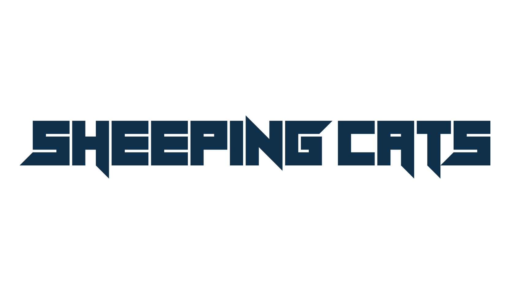Sheeping Cats, fancy various techno sci-fi font preview