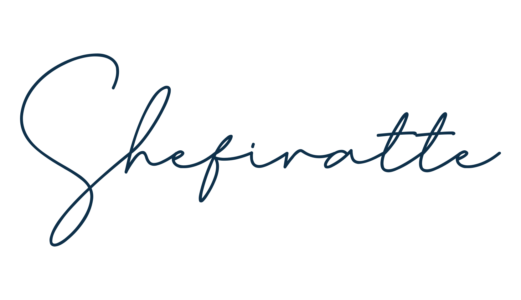Shefiratte, script handwritten fancy decorative calligraphy font preview