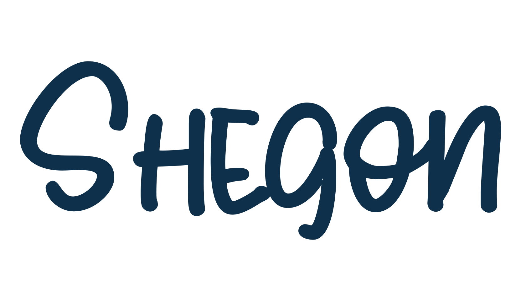 Shegon, fancy cartoon decorative font preview