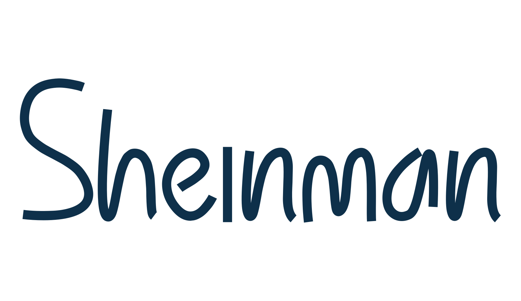 Sheinman, script handwritten fancy decorative calligraphy font preview