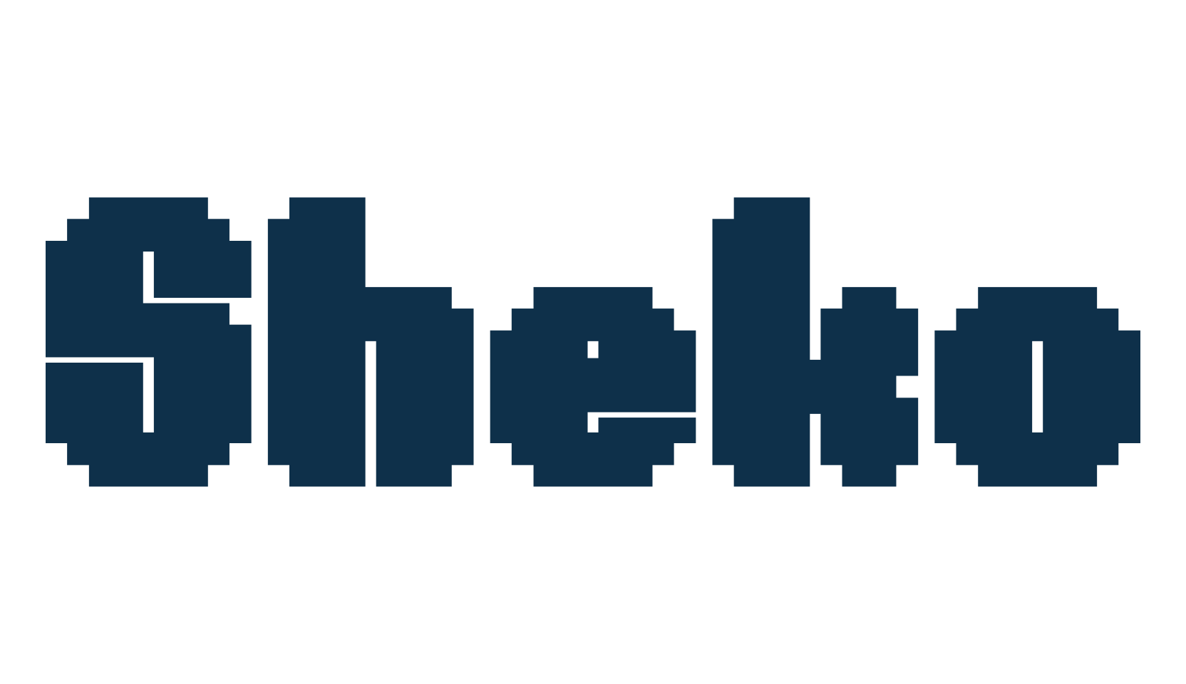 Sheko, techno square sci-fi font preview