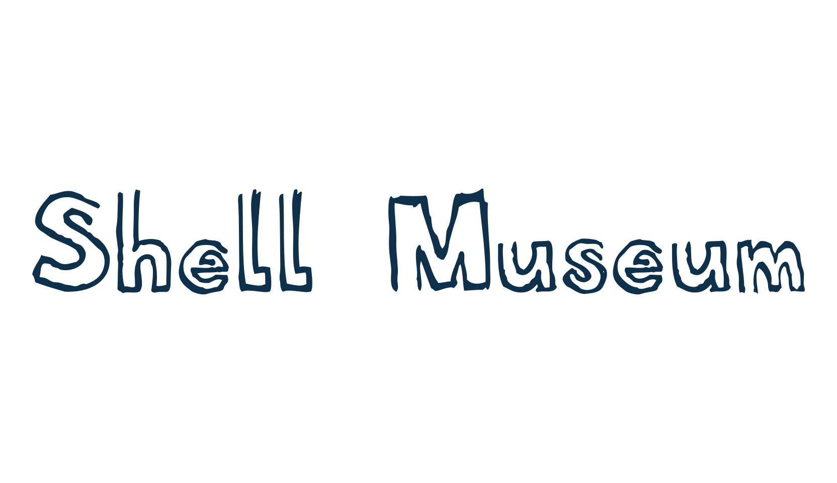 Shell Museum, fancy various decorative script calligraphy font preview