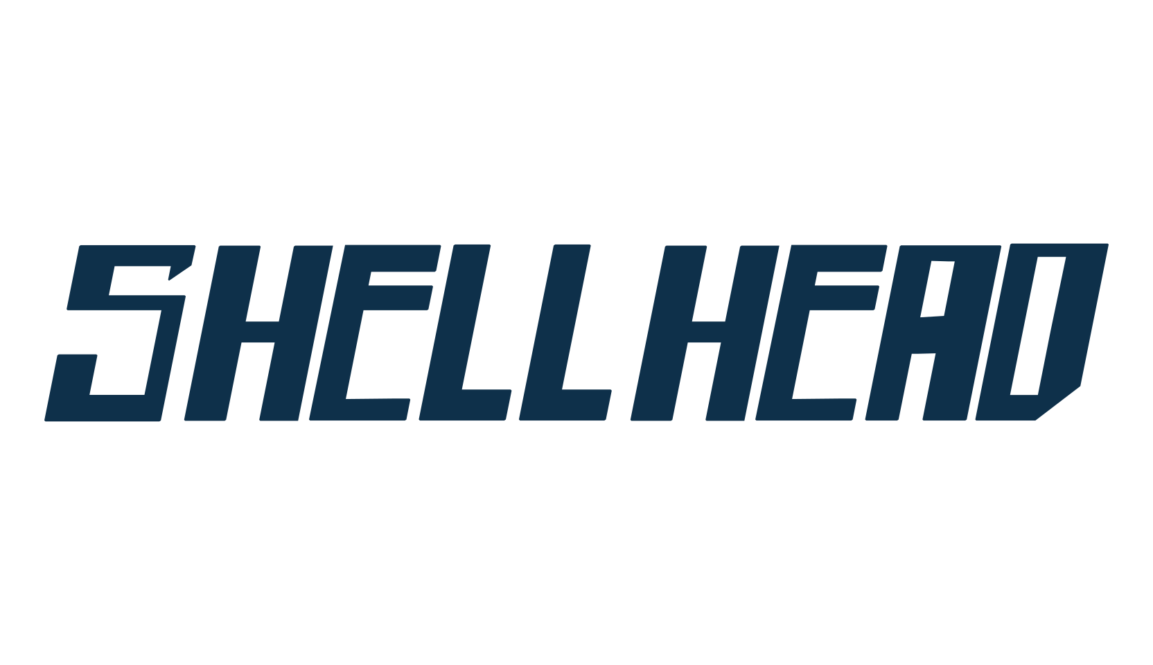 Shellhead, sci-fi font preview