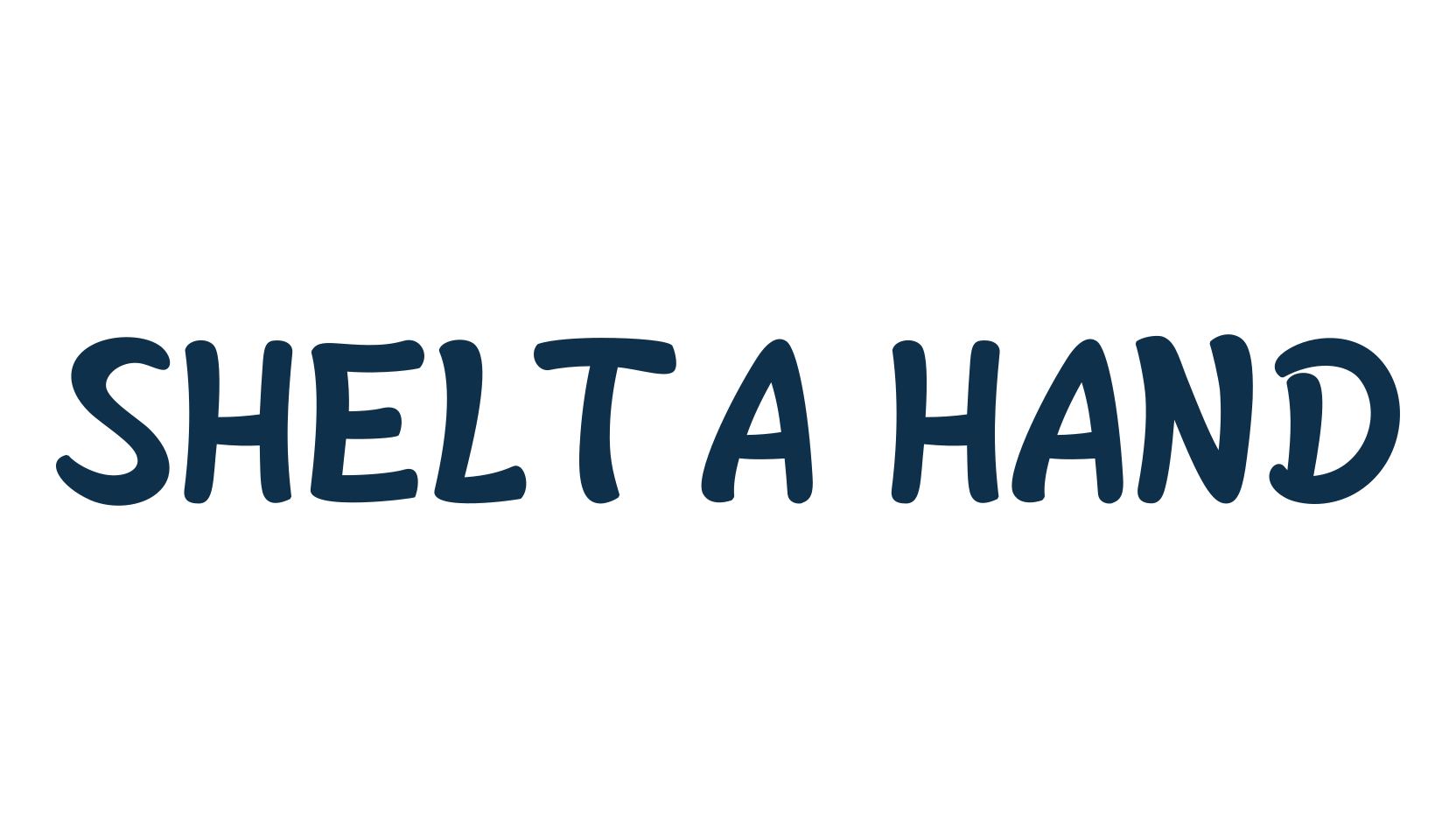 Shelta Hand, cartoon font preview