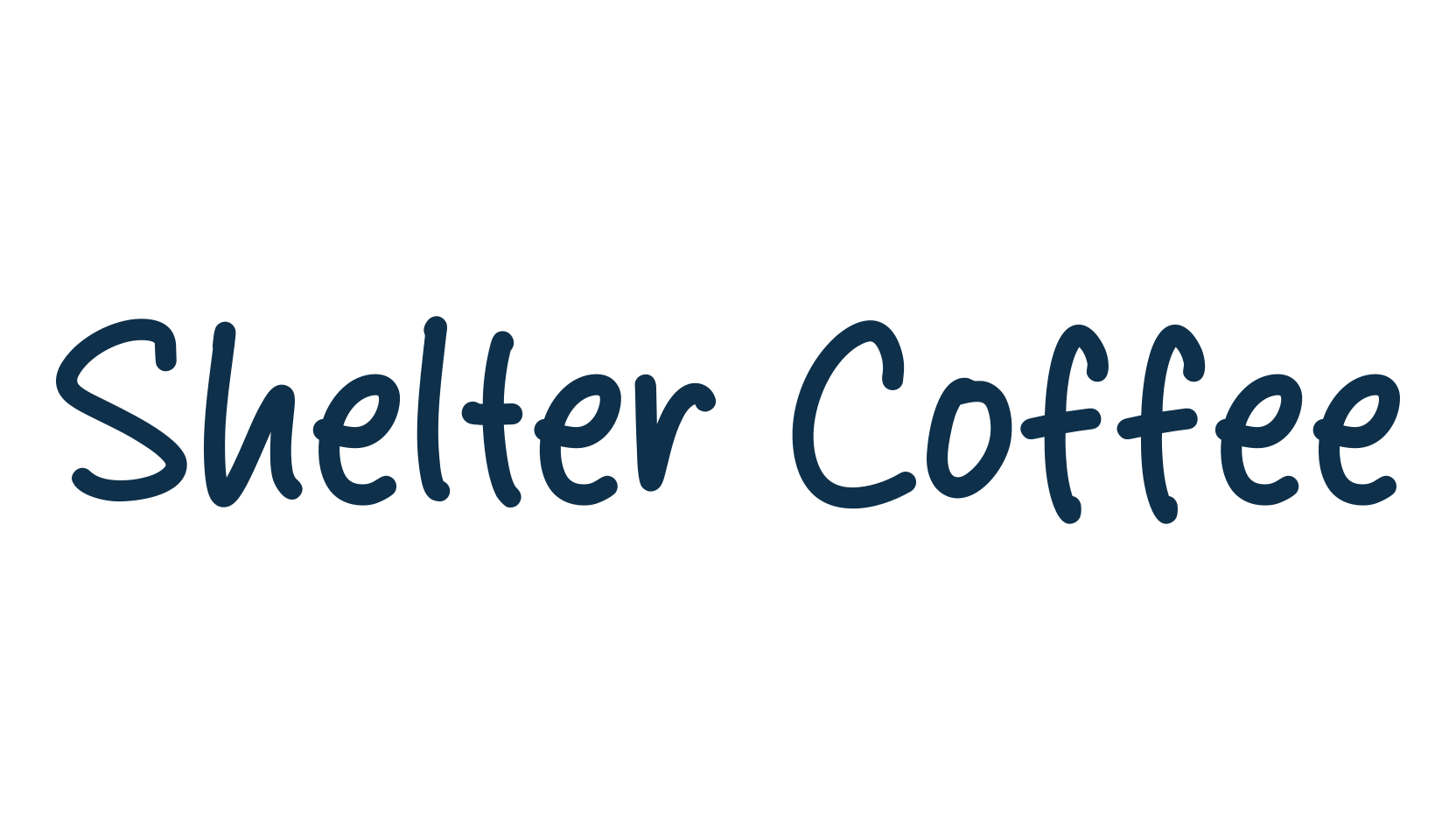 Shelter Coffee, script handwritten fancy decorative calligraphy font preview