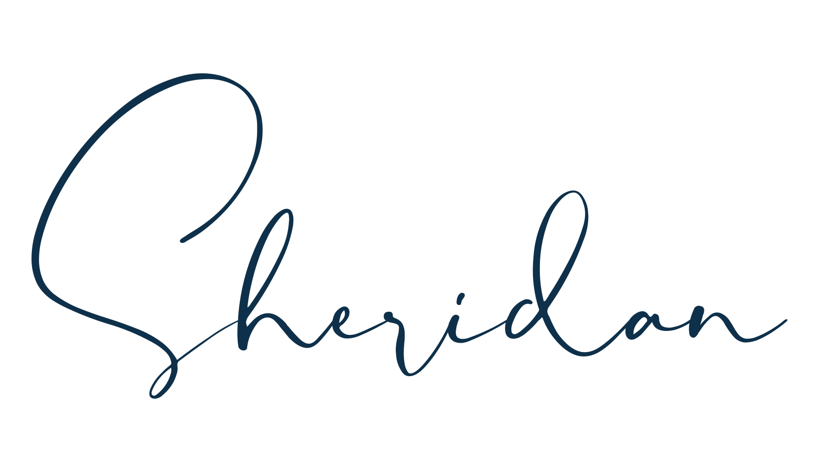 Sheridan, handwriting font preview