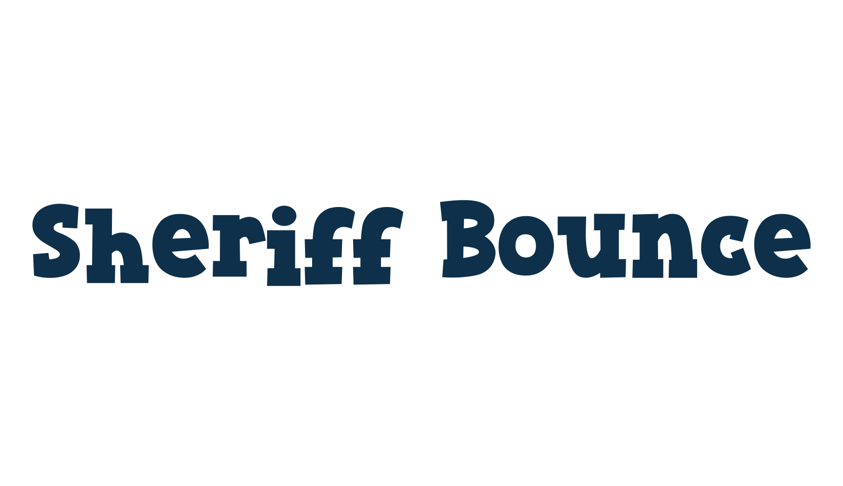 Sheriff Bounce, display market font preview