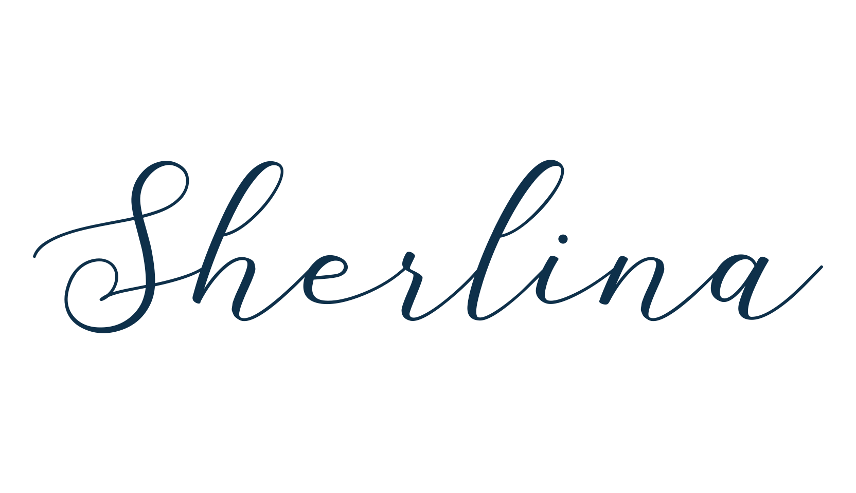Sherlina, script handwritten fancy decorative calligraphy font preview
