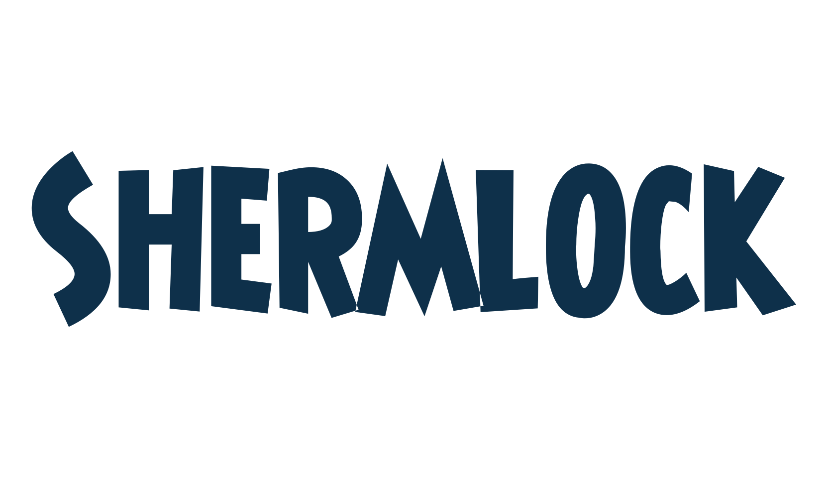 Shermlock, fancy cartoon decorative font preview