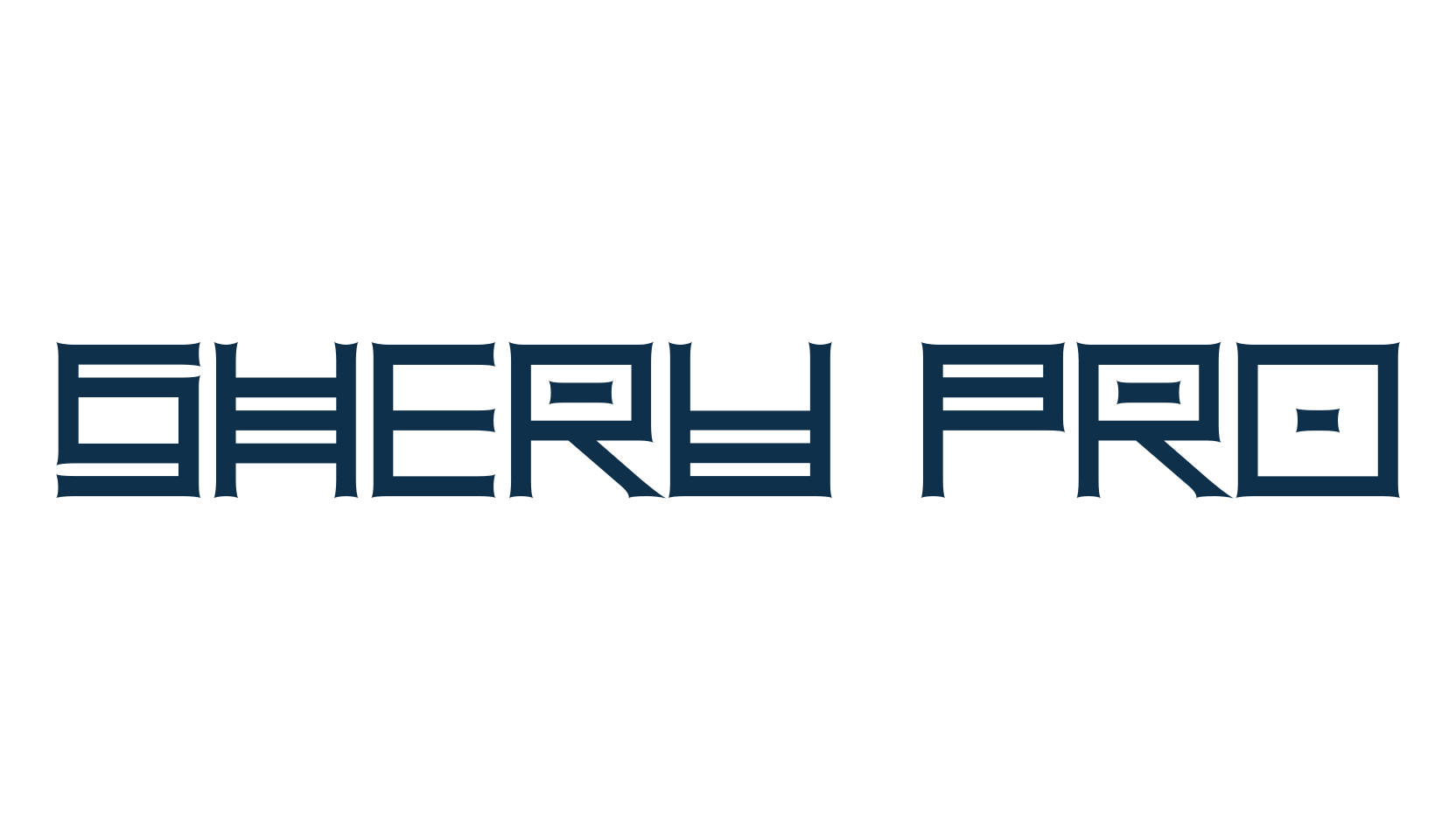 Sheru Pro, foreign look chinese, jpn font preview