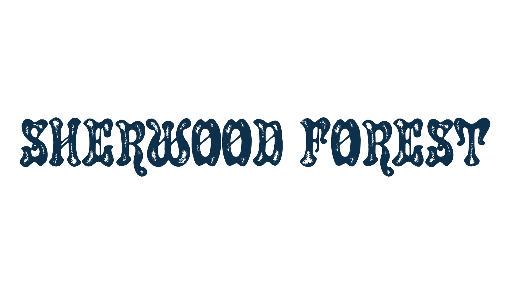 Sherwood Forest, fancy various gothic font preview
