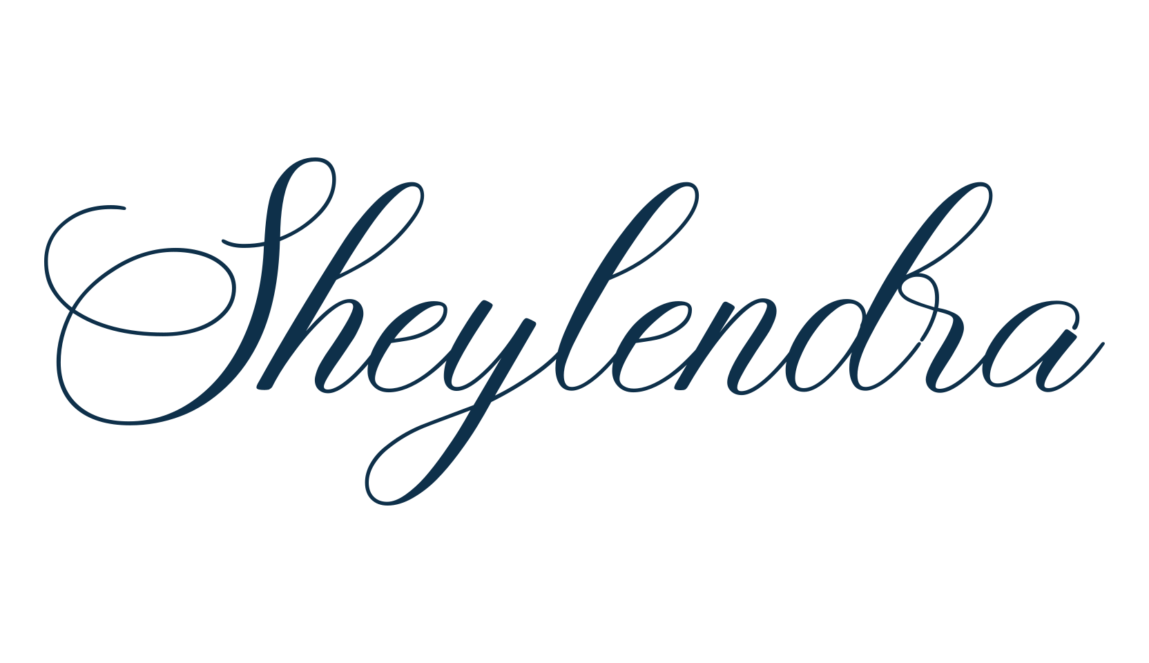 Sheylendra, script calligraphy fancy decorative font preview
