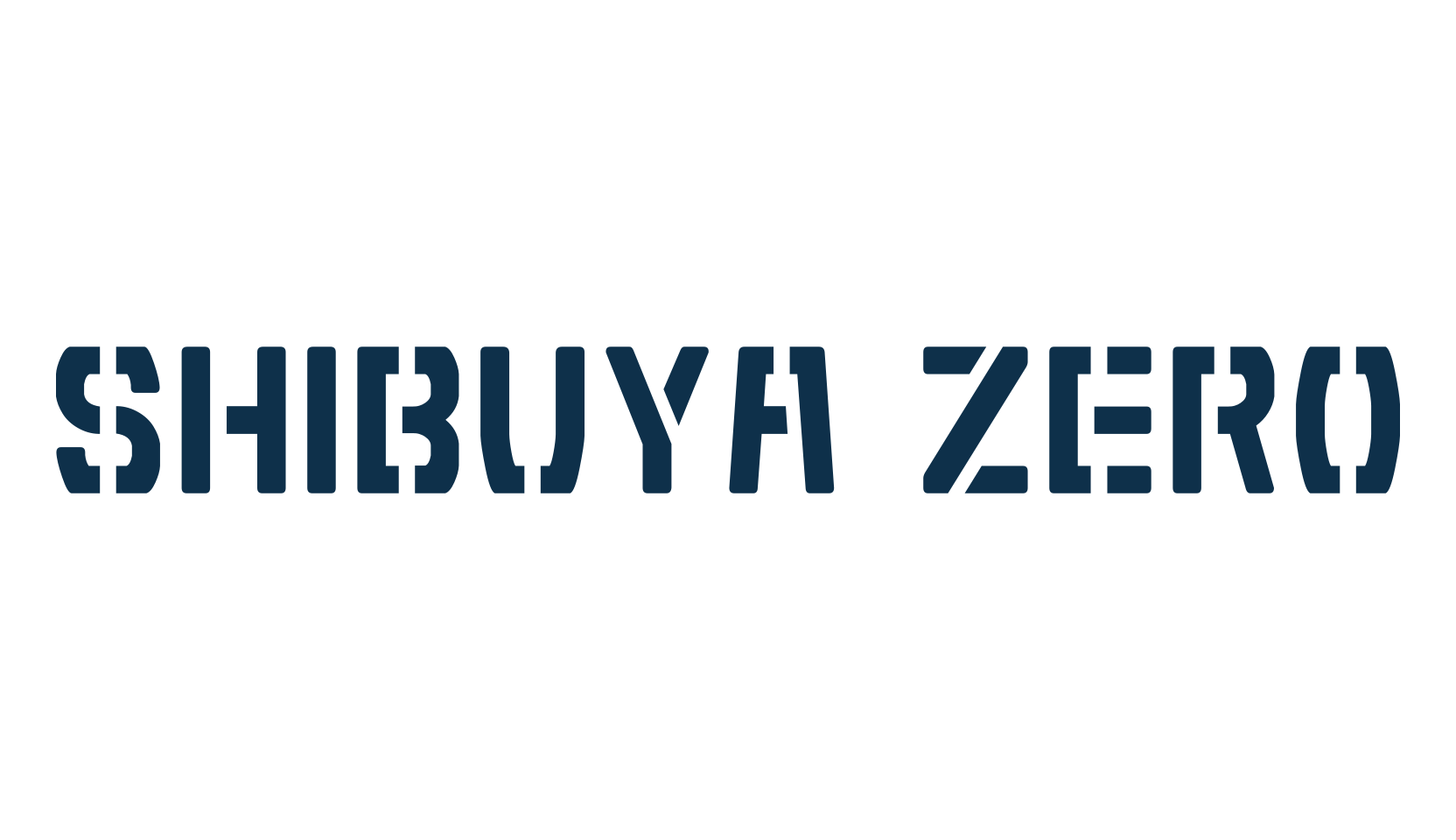 Shibuya Zero, stencil, army font preview