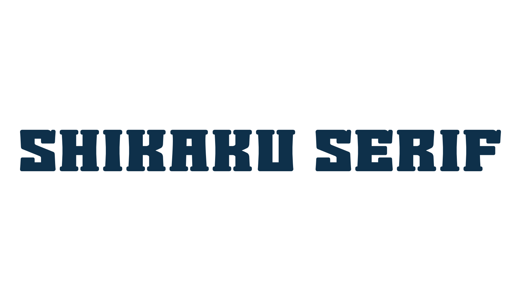 Shikaku Serif, various font preview