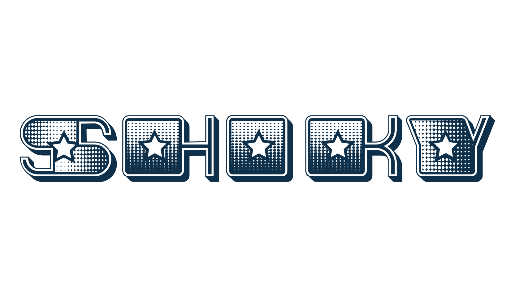 Shiky, decorative font preview