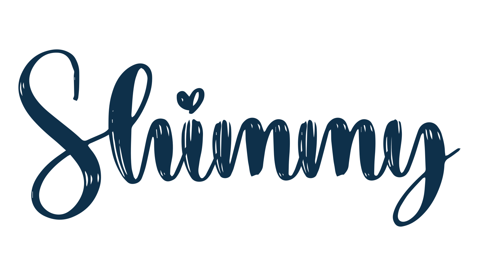 Shimmy, script brush fancy decorative calligraphy font preview