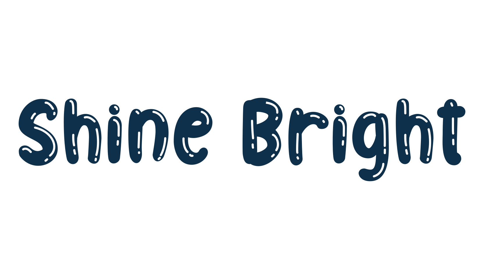 Shine Bright (shine-bright-4), various font preview
