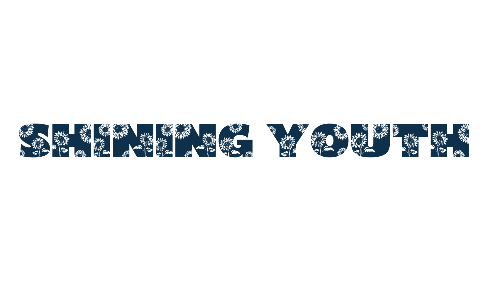 Shining Youth, fancy decorative font preview