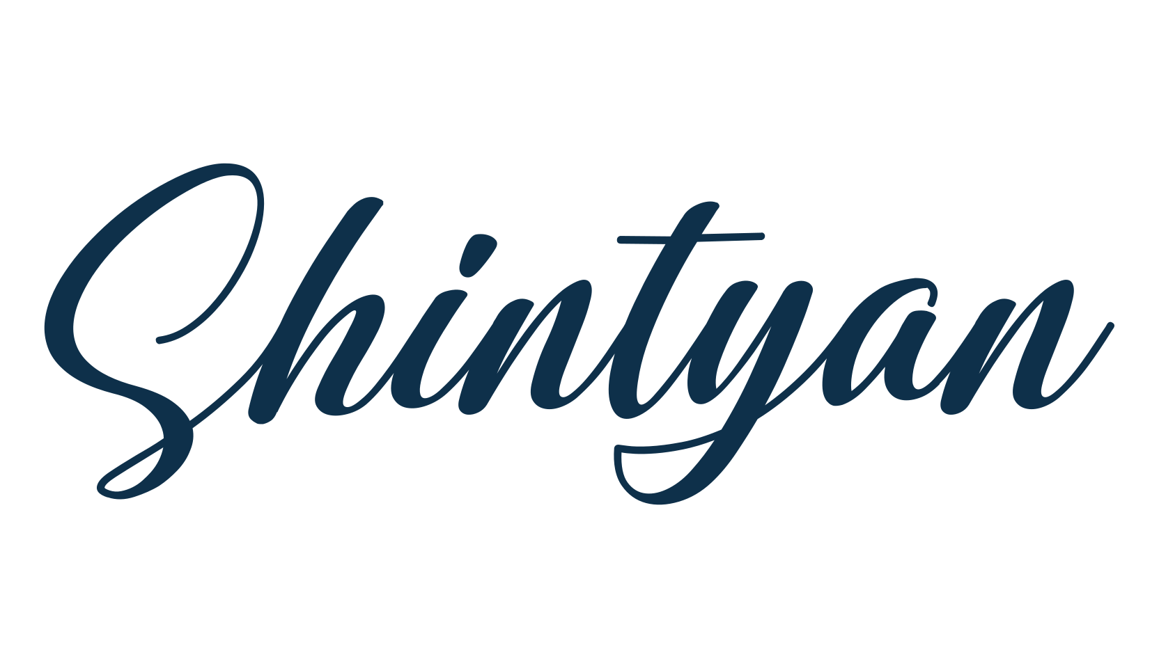 Shintyan, calligraphy font preview