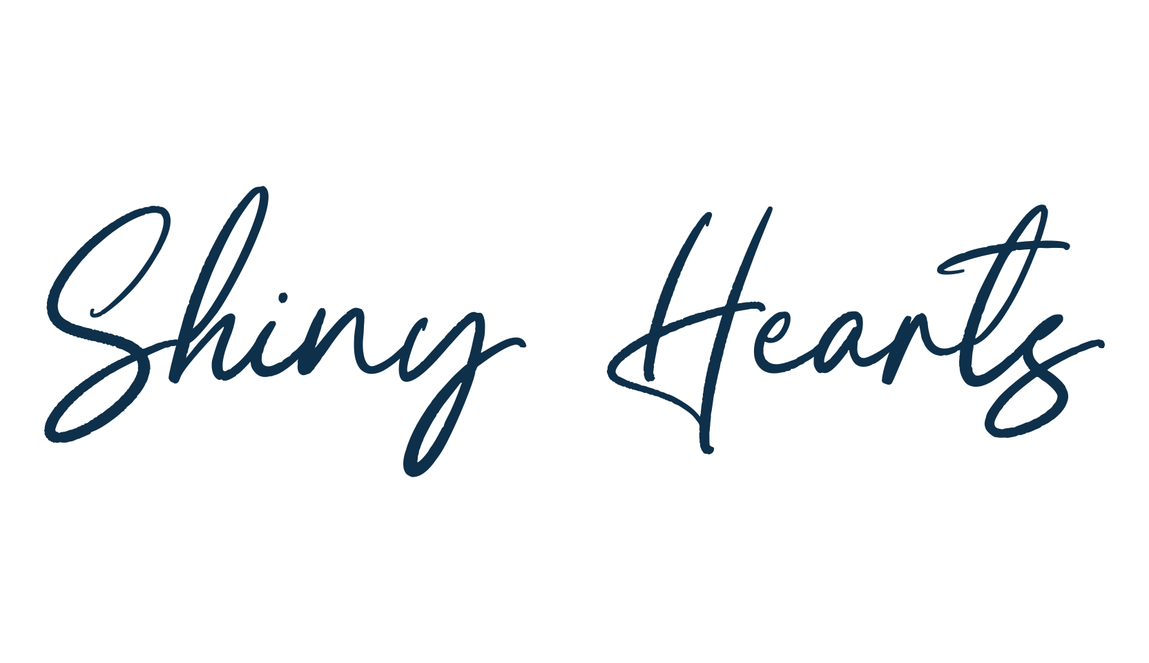 Shiny Hearts, handwriting font preview
