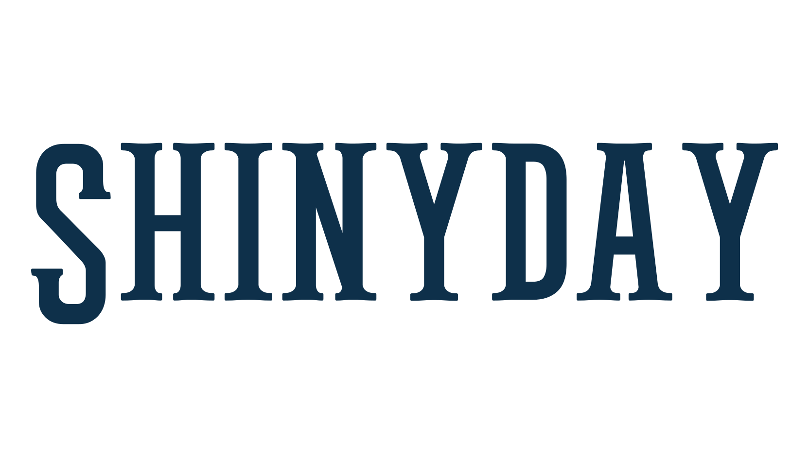 Shinyday, calligraphy font preview