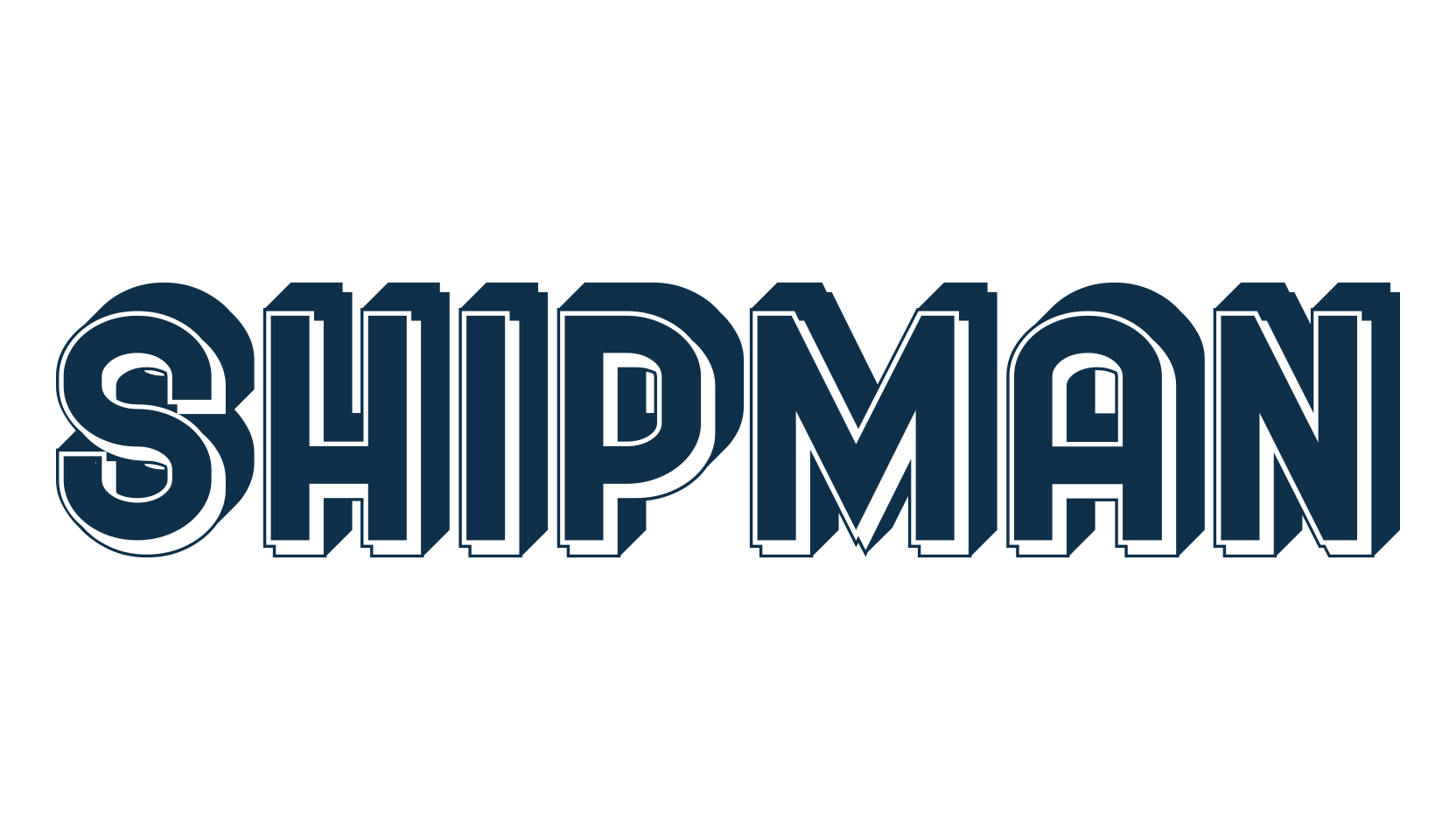 Shipman, fancy retro decorative font preview