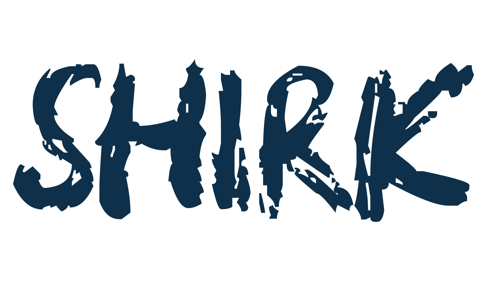 Shirk, script brush fancy decorative calligraphy font preview