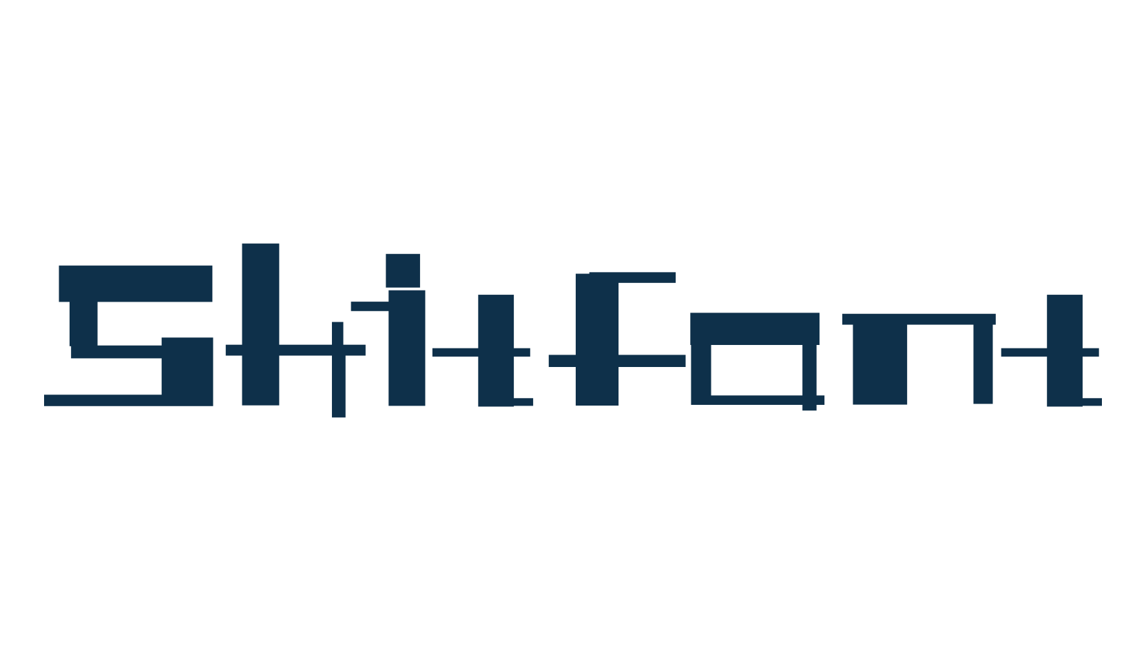Shitfont, distorted font preview