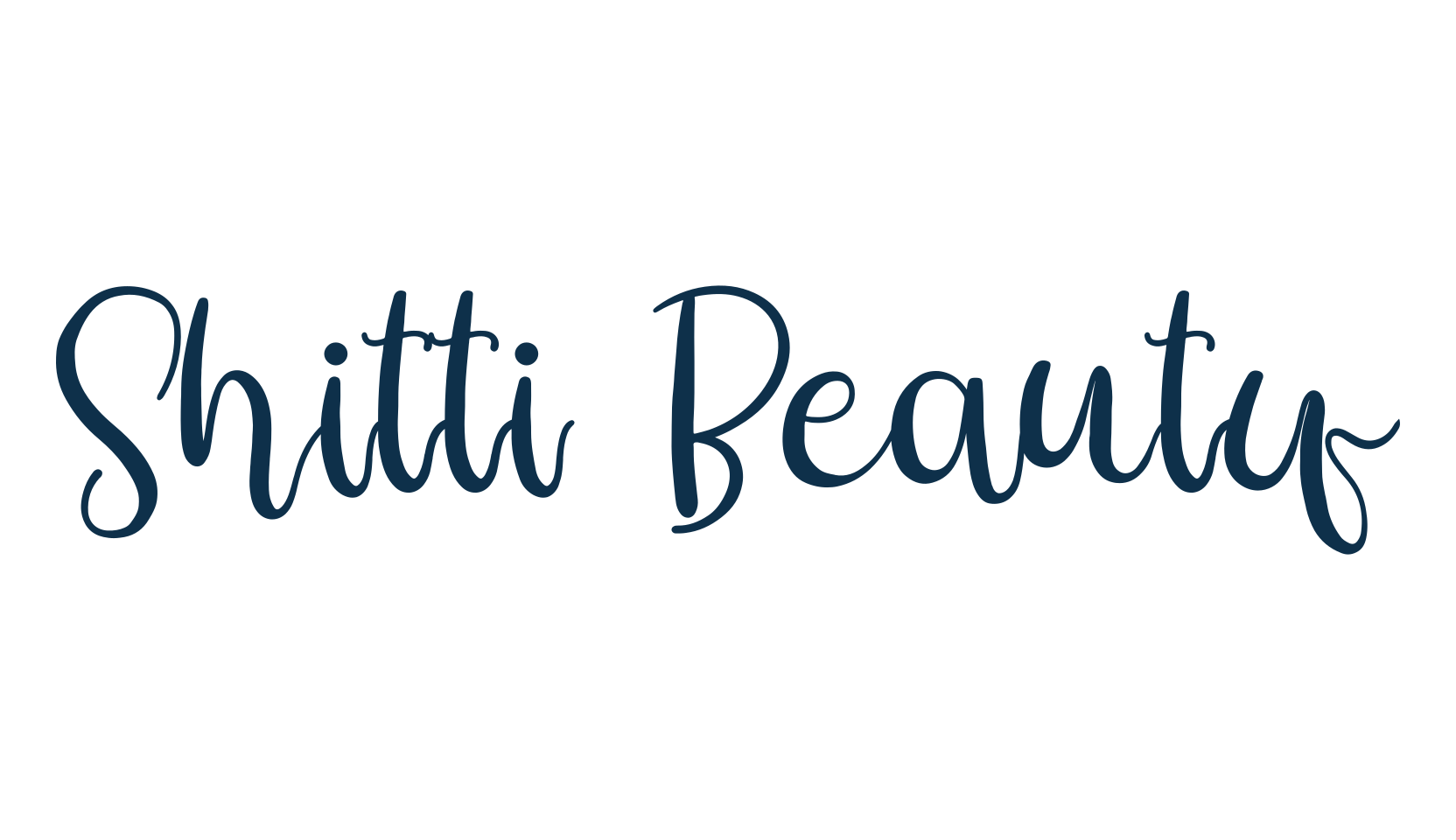 Shitti Beauty, script handwritten fancy decorative calligraphy font preview