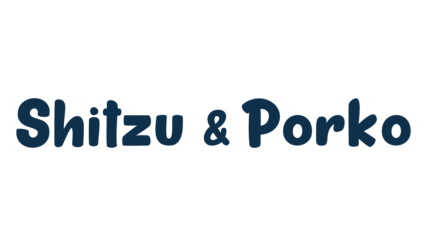 Shitzu & Porko, fancy cartoon decorative comic font preview