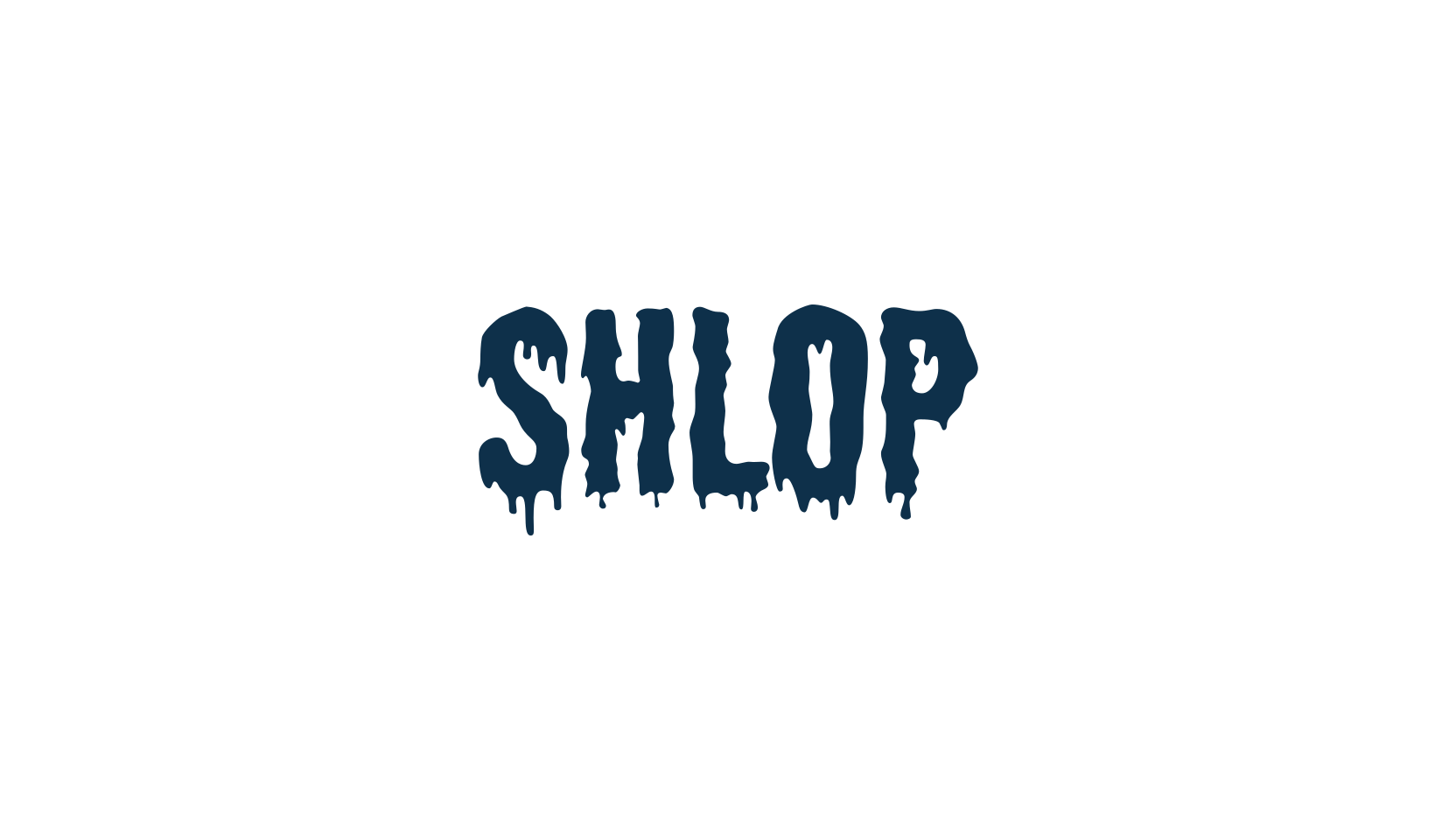 Shlop, halloween font preview
