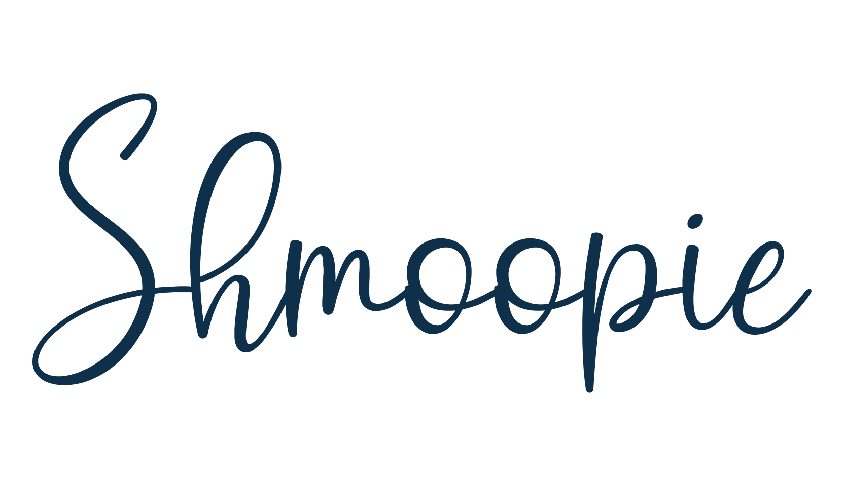 Shmoopie, handwriting font preview
