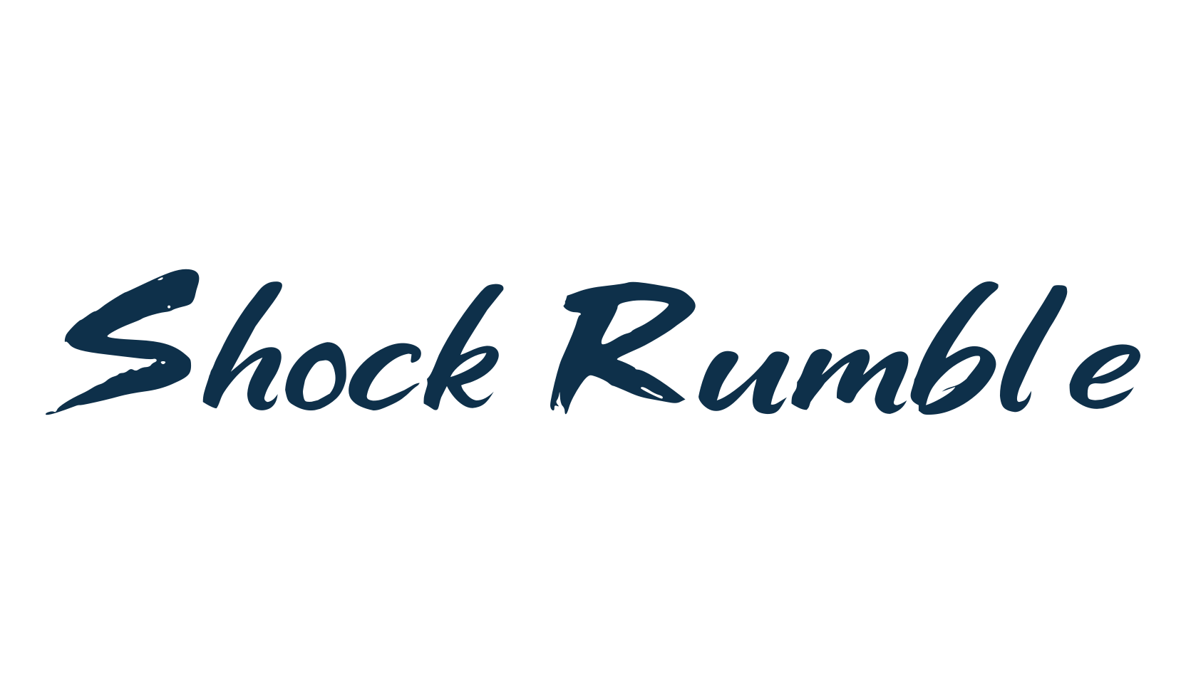 Shock Rumble, brush font preview